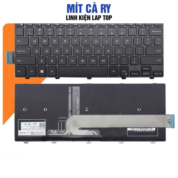 Tastiera Retroilluminata Per Dell Inspiron 14-5000 (5442, 5443, 5445, 5447, 5457, 5458) - Layout USA, Nuova