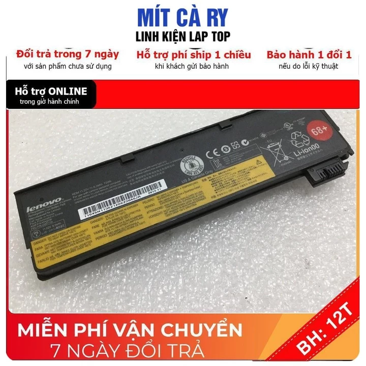 [BH12TH] ⚡️[Pin zin] Pin laptop Lenovo ThinkPad W550 w550s L450 T450s T450 T550 pin zin