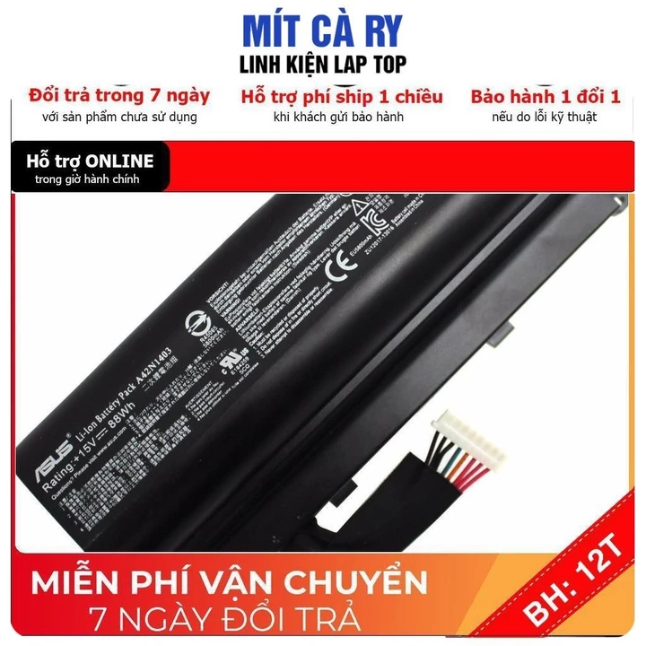[BH12TH] ⚡️[Pin zin]Pin laptop Asus G751J G751JT G751JL G751JM pin zin