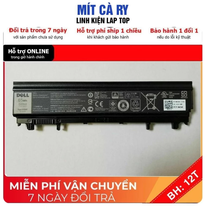 [BH12TH] ⚡[Pin zin] Pin laptop Dell Latitude E5540 E5440 VV0NF 451-BBIE 0CXF66 N5YH9 3K7J7 Pin Zin
