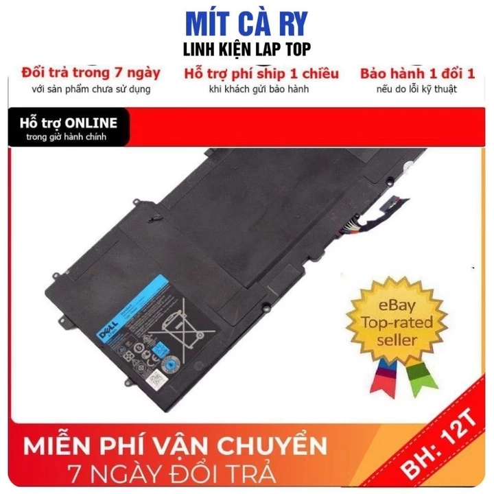 [BH12TH] ⚡️[Pin zin]Pin laptop Dell XPS 13 13-L321X 13-L322X 489xn Y9N00 Pin zin
