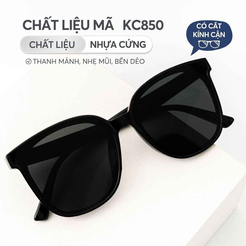 Ảnh Kính mát nam nữ, kính râm LILYEYEWEAR chất liệu nhựa cứng cáp, cao cấp chống UV400 bảo vệ mắt KC850 3