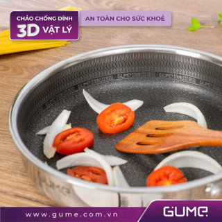 Bộ nồi chảo GUME, chất Liệu inox với đáy 5 lớp phù hợp với mọi loại bếp bảo hành 5 năm - Bếp Của Hà