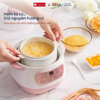 Nồi nấu cháo chậm cho bé,nồi chưng yến, nồi nấu cháo ăn dặm 6 chức năng + kèm xửng hấp SEKA - Bếp Của Hà