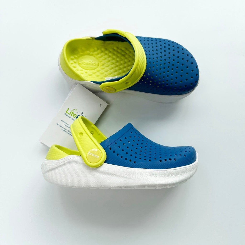 Dép sục Crocs trẻ em giày sục crocs cho bé Literide nhiều màu size C8-J3
