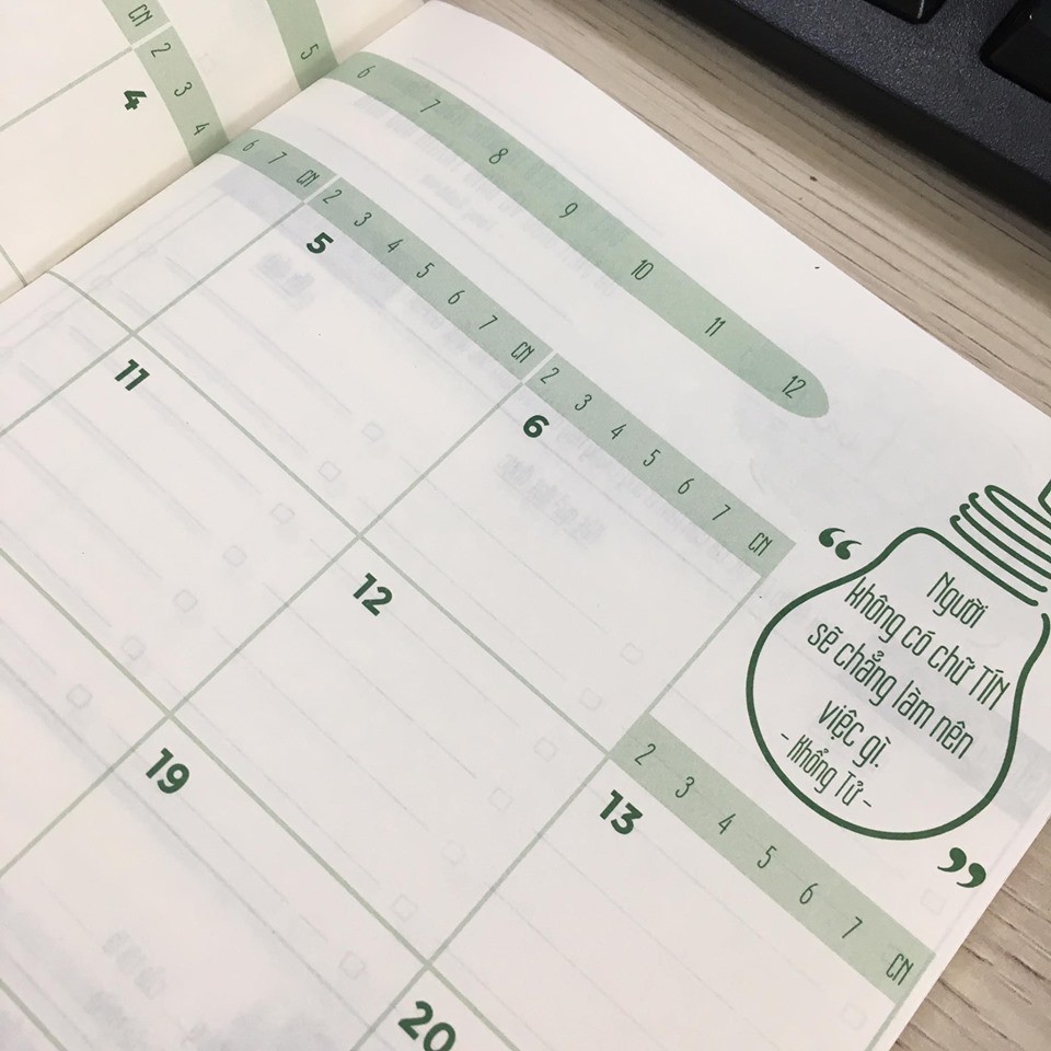 Ảnh Quyển Sổ Tay Ghi Chép Mục Tiêu Kế Hoạch A5 Mini Cute: My Day My Life 4