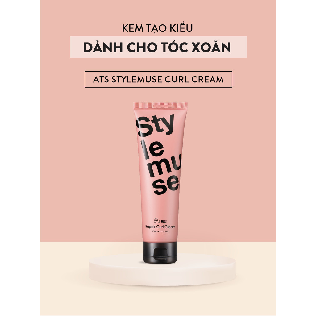 Stylemuse Repair Curl Cream Kem giữ kiểu xoăn dành cho tóc uốn ATS 150ml -  Xuất xứ: Hàn Quốc