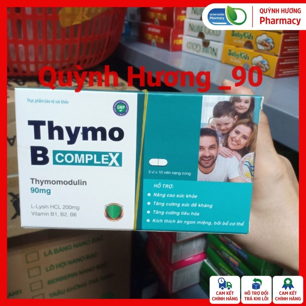 [ HỘP 30 VIÊN ] Viên uống THYMO B COMPLEX kích thích hệ tiêu hoá, tạo ...