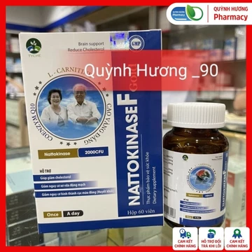 Viên uống NATTOKINASE F cân bằng trí não, ngừa máu đông, tăng cường khoáng chất tốt cho cơ thể