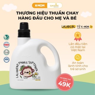 Nước xả thuần chay Lalabebe K-mom Hàn Quốc chai 1700ml/túi 1300ml