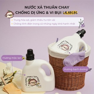 Nước xả thuần chay Lalabebe K-mom Hàn Quốc chai 1700ml/túi 1300ml