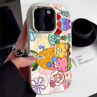 ốp lưng iphone hoạt hình bọt biển gấu màu sắc xr cho iphone xr promax 13 6 6s 8 mini pro 11 7 plus 14 15 gbf145
