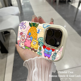 ốp lưng iphone hoạt hình bọt biển gấu màu sắc xr cho iphone xr promax 13 6 6s 8 mini pro 11 7 plus 14 15 gbf145