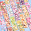 10 Tấm Sticker Dán Hoạt Hình, Màu Sắc, Hoa Quả 13*4.5Cm - Thỏ Hồng VPP