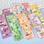 10 Tấm Sticker Dán Hoạt Hình, Màu Sắc, Hoa Quả 13*4.5Cm - Thỏ Hồng VPP