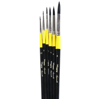 Cọ vẽ Happy Pro Phiên Bản Mới - Size 4, VAT - COLORMATE