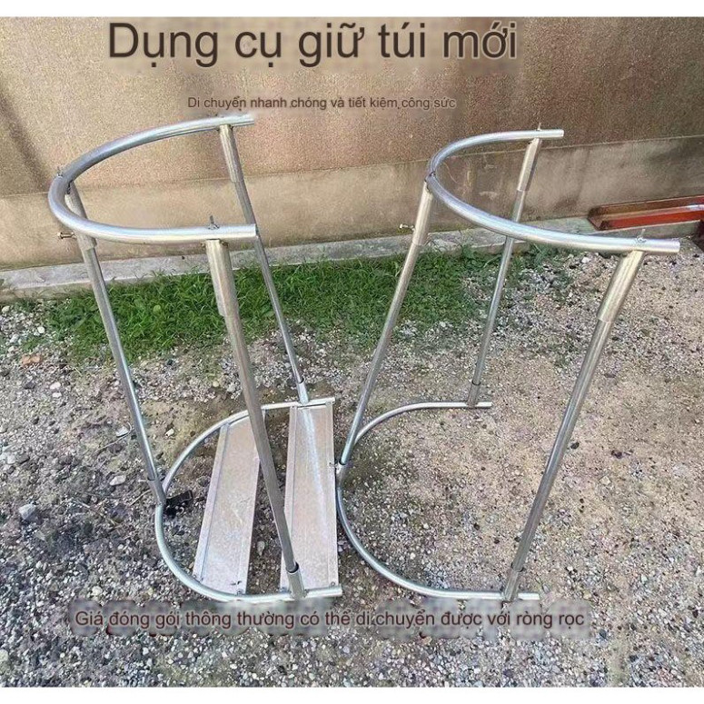 Giá Đỡ Bao Tải MY NHÂN Thép 100CM có bánh xe vận chuyển ngũ cốc