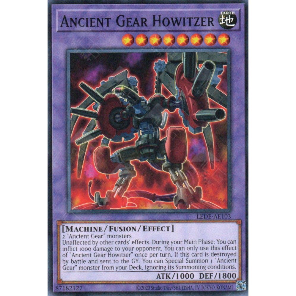 Yugi-oh! Ancient Gear Tanker Lede-en007 Comun Inglés