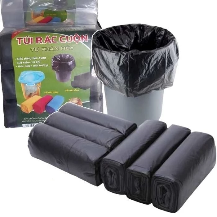 SET 3 CUỘN TÚI ĐỰNG RÁC TỰ PHÂN HỦY SINH 55x65 cm