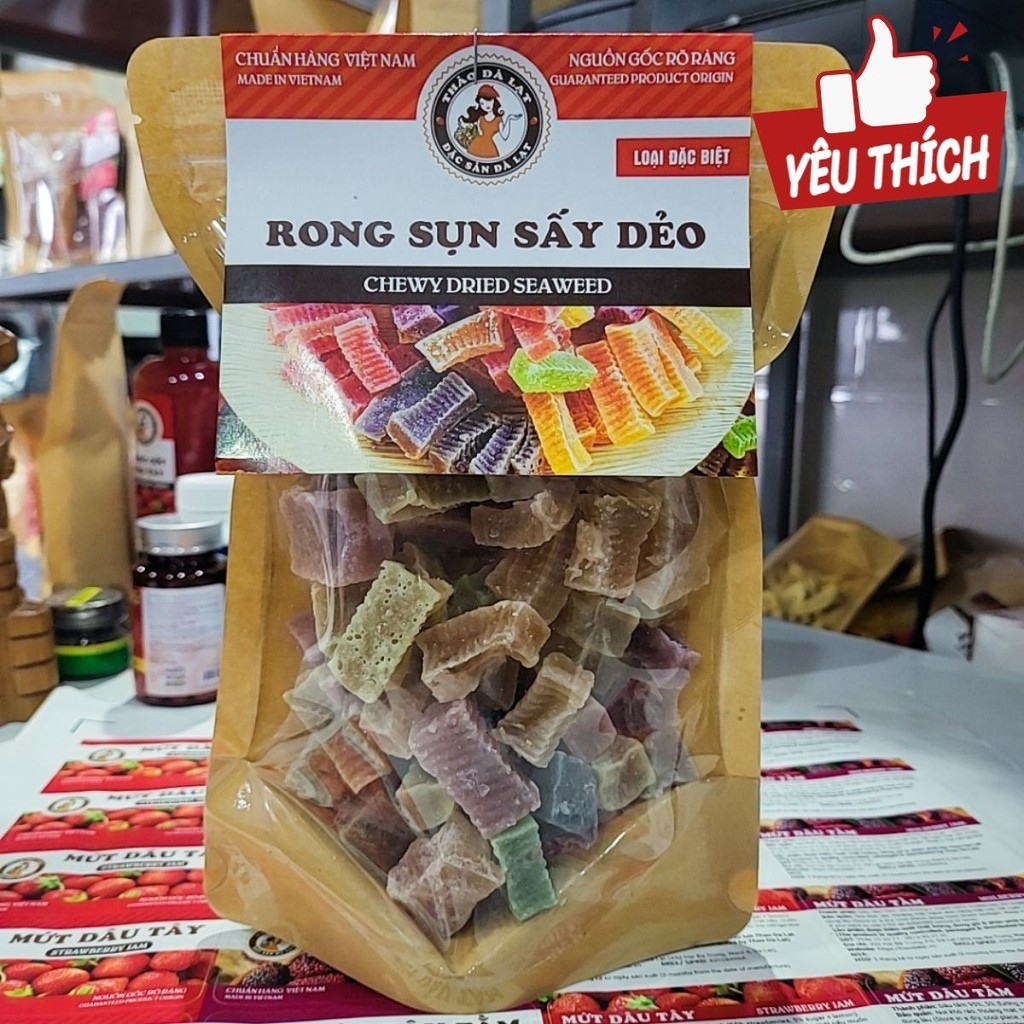 RONG SỤN BIỂN MIX VỊ TRÁI CÂY SẤY DẺO, THANH MÁT, GIÀU DINH DƯỠNG ...