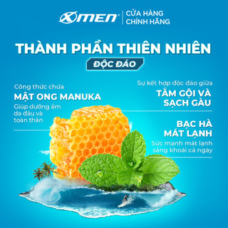 [Mua 1 Tặng 1] Combo Dầu Gội 2IN1 630G Xmen Clean & Fresh/ Tắm Gội Dưỡng 3IN1 610G/ Dầu Gội Sạch Gàu 630G+DG Amazon 150G