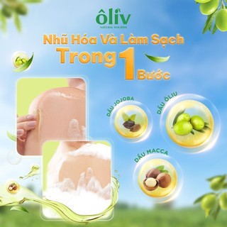 [Chính Hãng Giá Rẻ] Sữa Tắm Dầu Tắm Ôliv / Oliu 3X 650mL Dưỡng Ẩm Làm Sạch Sâu Giúp Da Sáng Căng Bóng Mềm Mịn Khỏe Mạnh