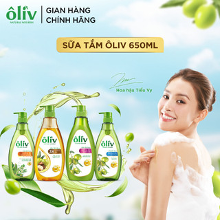 [Chính Hãng Giá Rẻ] Sữa Tắm Dầu Tắm Ôliv / Oliu 3X 650mL Dưỡng Ẩm Làm Sạch Sâu Giúp Da Sáng Căng Bóng Mềm Mịn Khỏe Mạnh