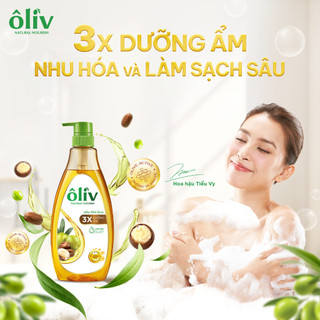 [Chính Hãng Giá Rẻ] Sữa Tắm Dầu Tắm Ôliv / Oliu 3X 650mL Dưỡng Ẩm Làm Sạch Sâu Giúp Da Sáng Căng Bóng Mềm Mịn Khỏe Mạnh