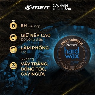 Sáp Wax Vuốt Tóc Nam Xmen Chuẩn Salon Solution 70G Giữ Nếp Lâu Tới 8h - Giúp Chắc Phồng Tóc, Không Bóng Tóc Và Gây Ngứa