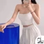 Áo 2 dây sợi bún có mút ngực DUY LINH may 2 lớp dày dặn vải BORIP COTTON CO GIÃN DL18D