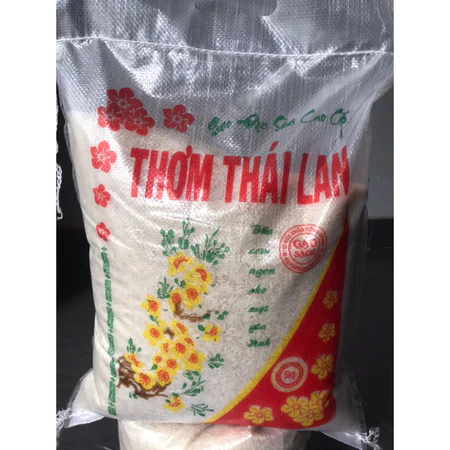 5kg Gạo Thơm Thái dẻo ít thơm nhẹ cơm mềm