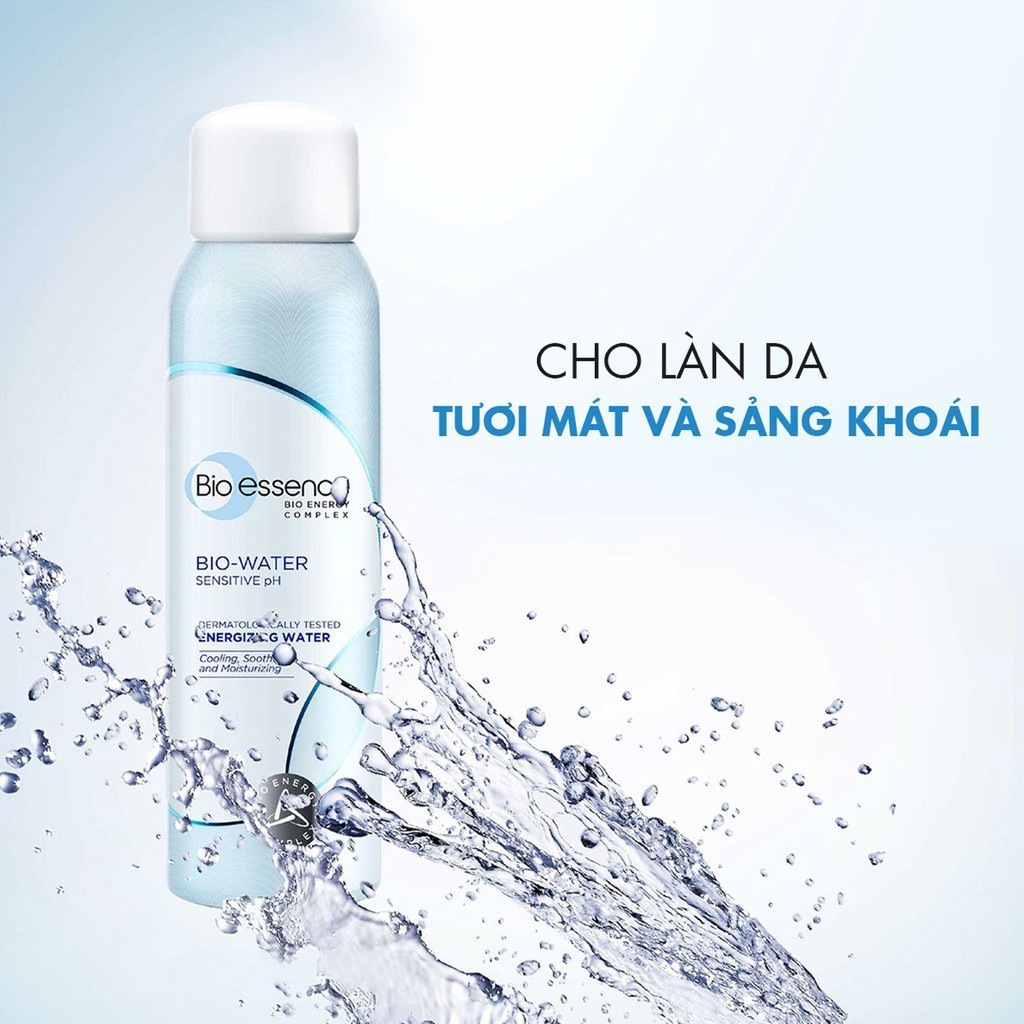 Combo Xịt khoáng dưỡng ẩm Bio-Water Bio-Essence Water Energizing Water (Xịt khoáng 300ml + Xịt khoáng 100ml)