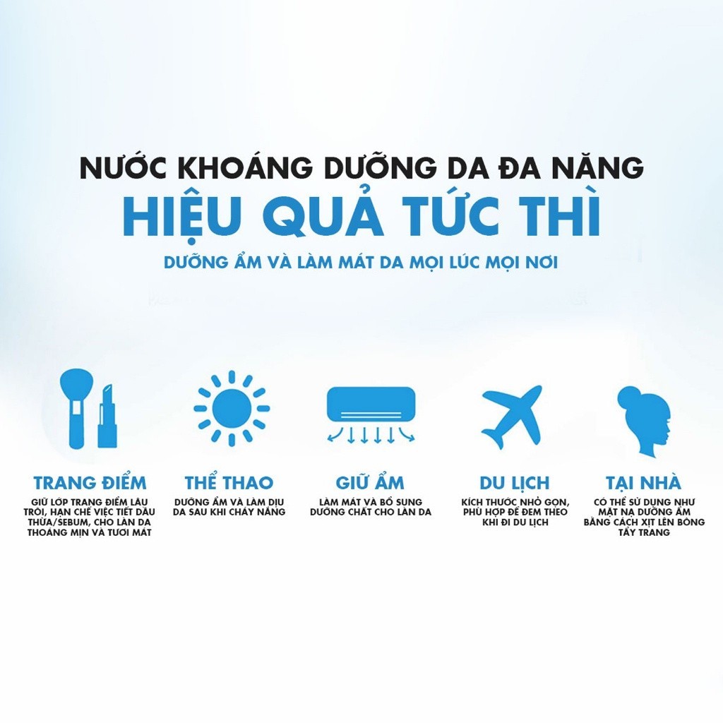 Combo 3 Chai Nước khoáng dưỡng da ẩm mượt mịn màng Bio-Essence Bio-Water Water Energizing 300ml