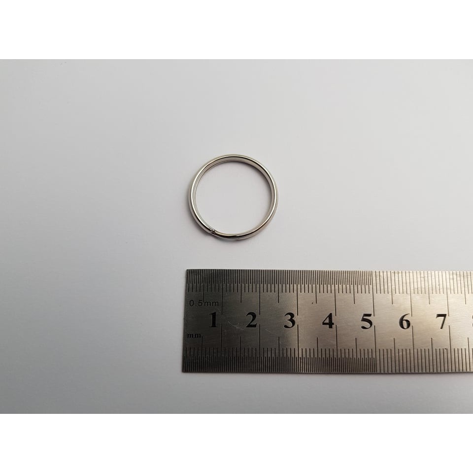 Móc khóa EDC - Ring thép không gỉ  (High Gloss Split Rings)