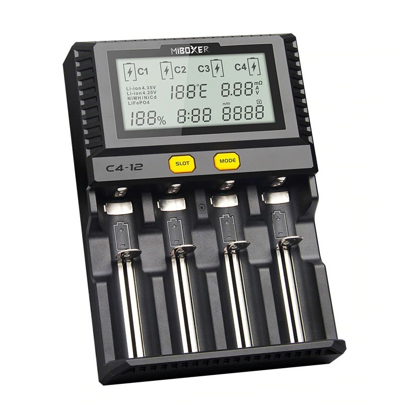 Sạc đa năng Miboxer - C4-12 (4 slot)
