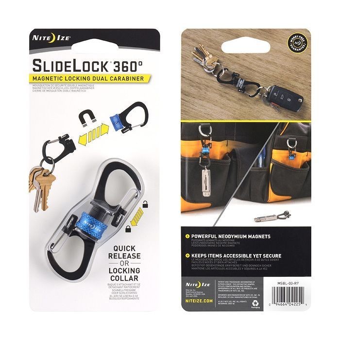 Móc khóa - Nite Ize MSBL-03-R7 Slidelock 360