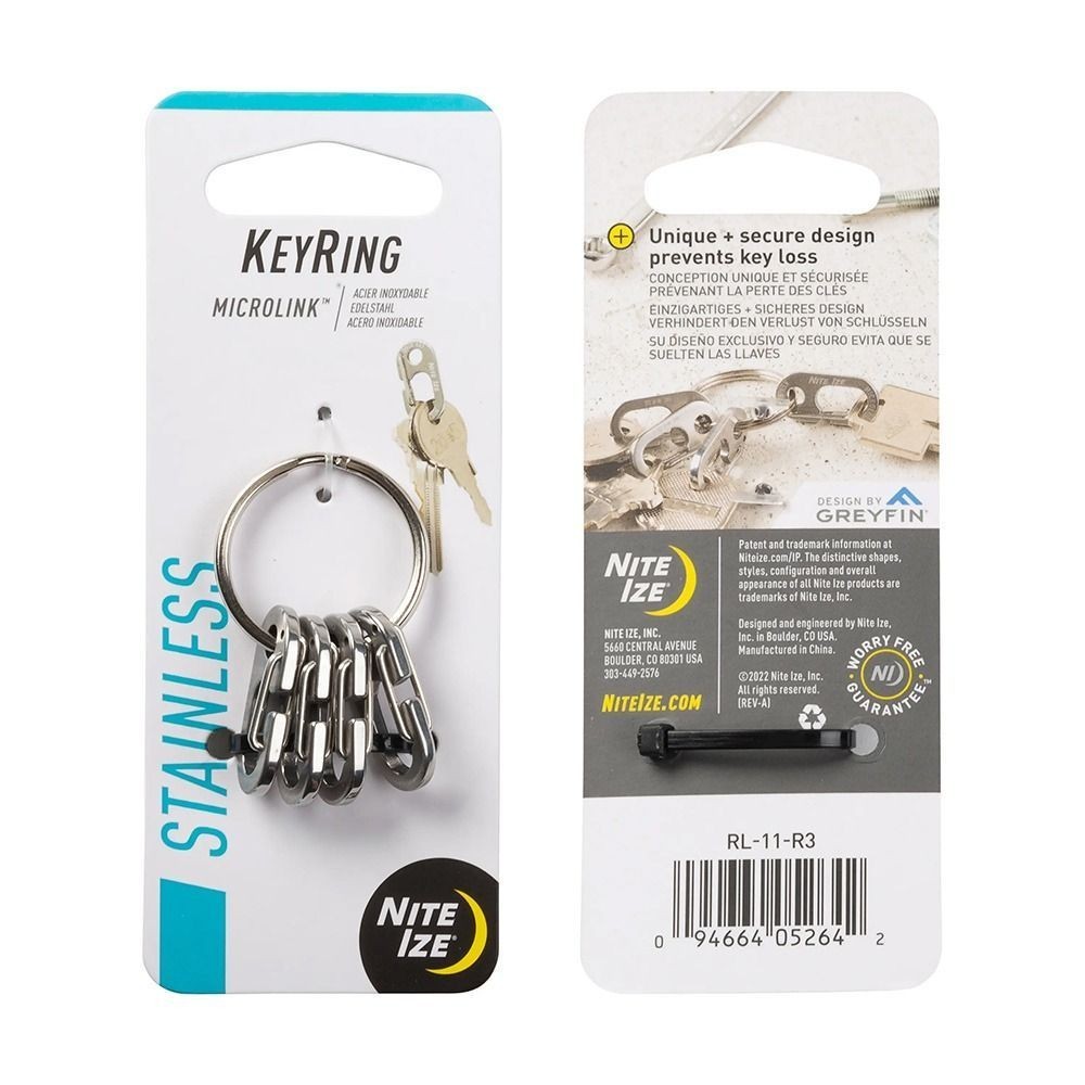 Móc khóa - Nite Ize RL-11-R3 - KeyRing MicroLink