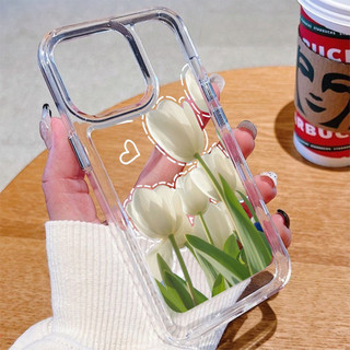 Ốp Lưng iphone BVC hoa tulip hoạt hình 11 cho iphone pro plus xr 12 mini 13 11 14 8 promax 6 6s 7 xsmax 15 sd1709