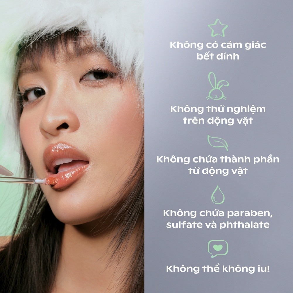 Ảnh Son Nhũ Bóng SUGARPLUM MintyIce Sparkling Gloss (3.7g) (Date: 08/2026) 2