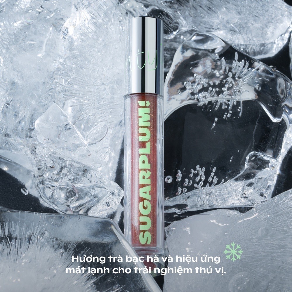 Ảnh Son Nhũ Bóng SUGARPLUM MintyIce Sparkling Gloss (3.7g) (Date: 08/2026) 1