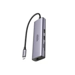 Bộ chuyển đổi Type C UGREEN 60515 sang 2*USB 3.0+HDMI, RJ45, SD TF và PD hỗ trợ 4K - Hàng phân phối chính hãng — ảnh 2