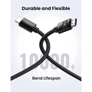 Cáp HDMI 2.0 độ phân giải cao 4K/60Hz Ugreen HD119 | Cho RTX 3080 PS4 Xbox Bộ Chia HDMI HDMI Công Tắc Aux