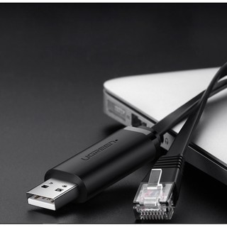 Dây cáp USB 2.0 sang RJ45 FTDI UGREEN CM204 | Chuẩn 8 pin | Chipset FTDI FT-232 | Bảo Hành 18 Tháng 1 Đổi 1 50773 60813