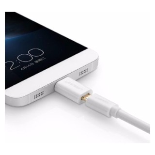 Đầu chuyển Micro USB sang USB type C, kích thước 18*13*6,6mm UGREEN US157