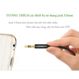 Dây AV nối dài 3.5mm UGREEN AV118 |  Đầu mạ vàng hỗ trợ mic  | Vỏ cáp làm từ nhựa TPE | Bảo hành 18 tháng 1 đổi 1 10592