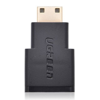 Đầu Chuyển mini HDMI đực ra HDMI cái - dài 25mm - UGREEN 20101 - (màu đen)