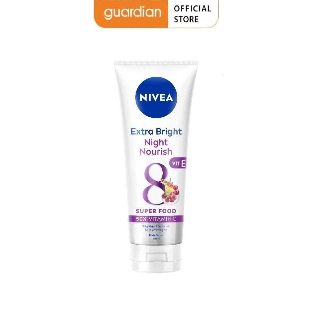 Tinh Chất Dưỡng Thể Dưỡng Giúp Hỗ Trợ Sáng Da Ban Đêm Nivea 180Ml