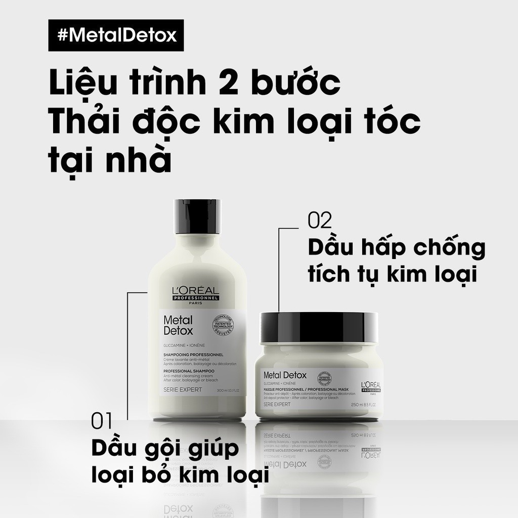 Dầu gội giúp loại bỏ kim loại L'Oréal Professionnel Metal Detox 300ml | Shopee Việt Nam