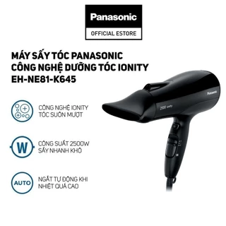 Máy sấy tóc Panasonic EH-NE81-K645 - tạo ion dòng Ionity - Công suất 2500W - Đen