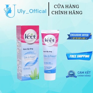 Kem tẩy lông VEET pháp 100ml cho da thường và da nhạy cảm Chính hãng amelie beauty